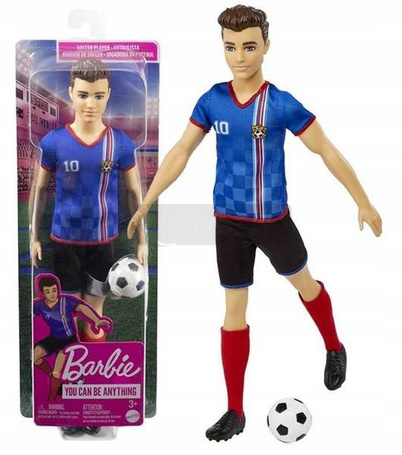 LALKA BARBIE KEN KARIERA PIŁKARZ HCN15