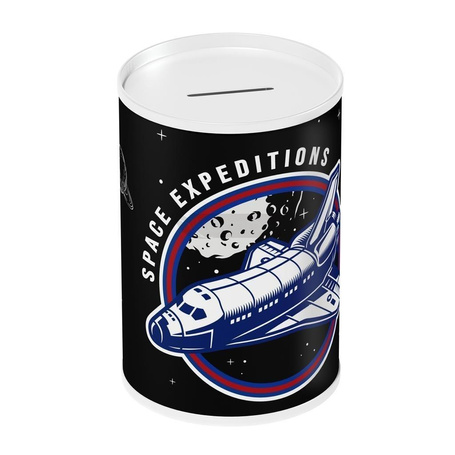 Skarbonka metalowa Nasa 10x15cm