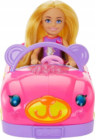 LALKA BARBIE CHELSEA I MISIOWY POJAZD zestaw do zabawy lalka z autkiem HXN05