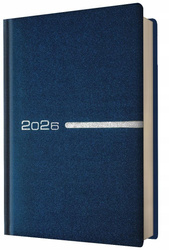Kalendarz 2026 A5 dzienny kieszonka niebieski