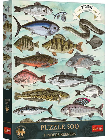 Puzzle 500 Finders Keepers: Ryby TREFL