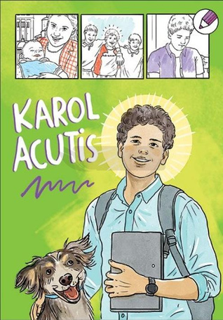 Kolorowanka. Św. Karol Acutis