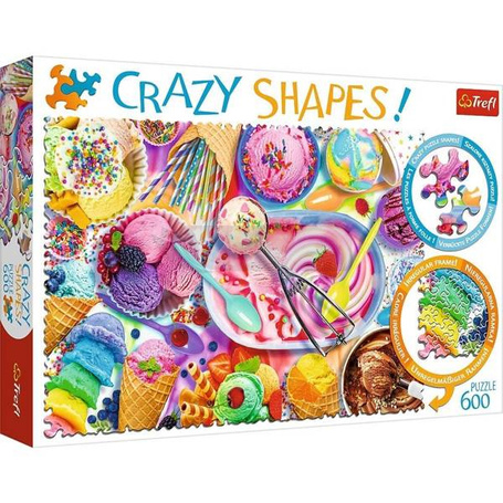 Puzzle 600 Crazy Shapes Słodkie marzenie TREFL