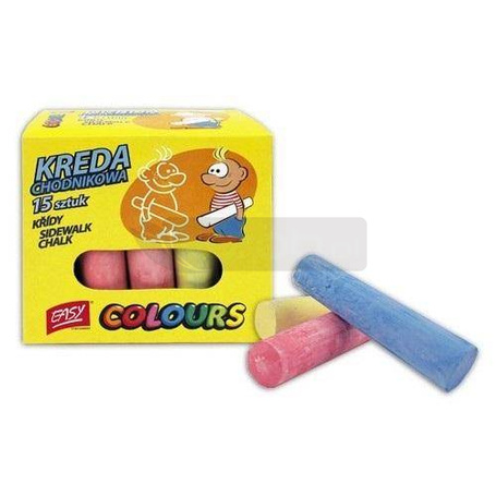 Kreda chodnikowa 15 sztuk EASY