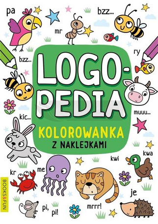 Kolorowanka logopedyczna z naklejkami 4