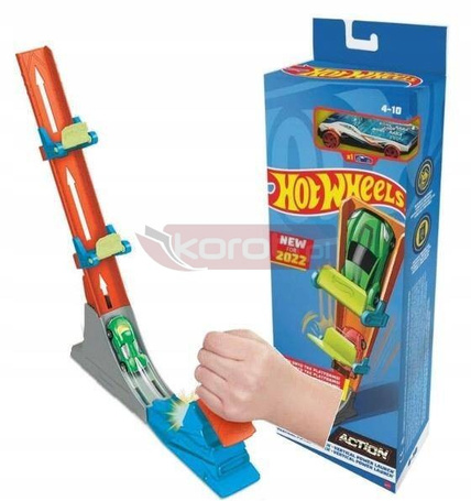 HOT WHEELS ZESTAW KASKADERSKIE WYZWANIE Pionowy rajd, zestaw z autkiem FWM85