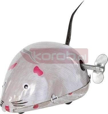 Metalowa myszka do nakręcania