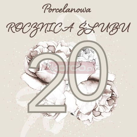 Karnet Swarovski kwadrat CL4406 Rocznica Ślubu 20