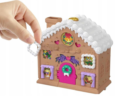 LALKA POLLY POCKET KALENDARZ ADWENTOWY Piernikowa chatka, dla dzieci +4 lat JFV13