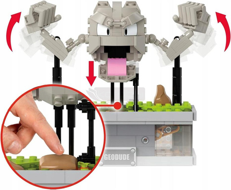 MEGA CONSTRUX KLOCKI 355 elem POKEMON Mini Motion Geodude HWR79