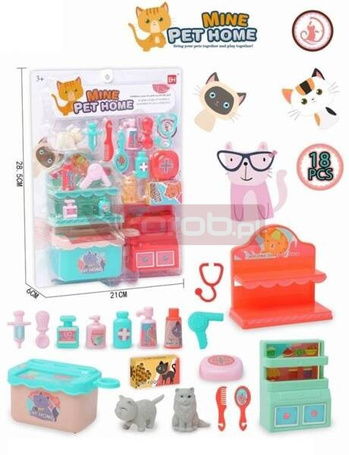 Zestaw z pieskiem i kotem