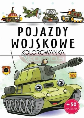 Pojazdy wojskowe - kolorowanka