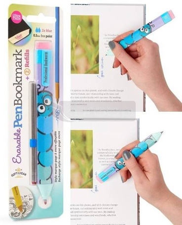 Pen Boomkark zakładka długopis - Robak + wkłady