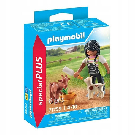 PLAYMOBIL 71759 Dziewczynka z kozami, zestaw dla dzieci +4 lata