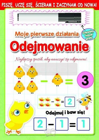 Moje pierwsze działania. Odejmowanie