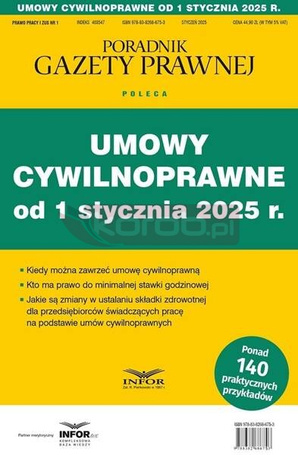 Umowy cywilnoprawne od 1 stycznia 2025