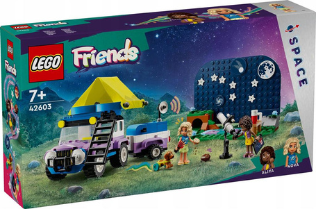 LEGO FRIENDS SPACE 42603 KAMPER Z MOBILNYM OBSERWATORIUM GWIAZD +7 lat