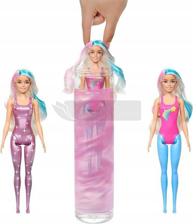BARBIE NIESPODZIANKA Color Reveal GALAKTYCZNA TĘCZA HJX61