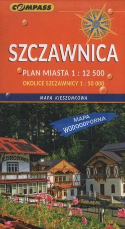 Mapa kieszonkowa - Szczawnica 1:12 500