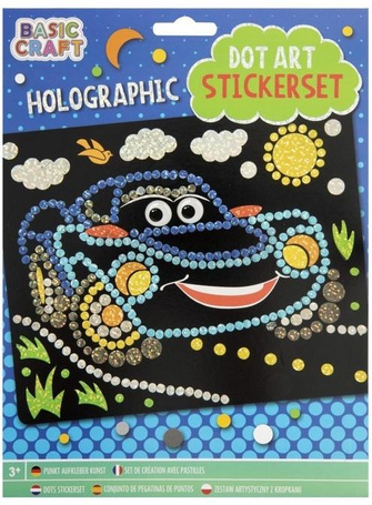 Mozaikowy obrazek holograficzny Samochód