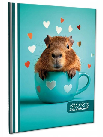 Kalendarz 2026 A5 tygodniowy notatka Kapibara