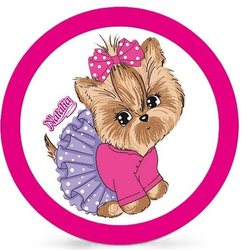 Piłka PVC Natalia 230mm - Piesek