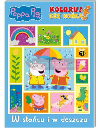 Peppa Pig. Koloruj bez końca cz.3 W słońcu i w...
