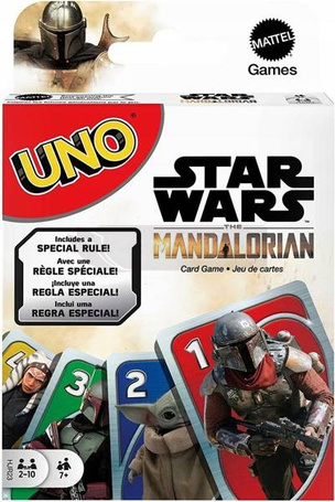 STAR WARS MANDALORIAN GRA KARTY UNO gra rodzinna HJR23