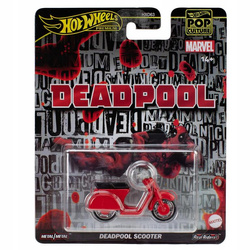 HOT WHEELS PREMIUM POP CULTURE Marvel Deadpool, Deadpool Scooter JBL70