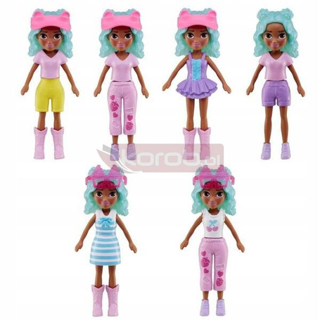 LALKA POLLY POCKET FLAMING WÓZEK zestaw do zabawy dla dzieci +4 lata HWP24