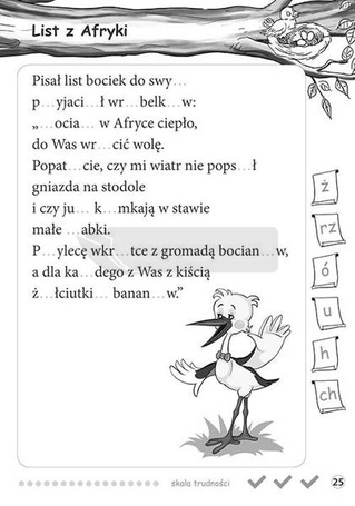 Radosne dyktanda - klasa 1 GREG