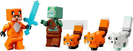 LEGO Minecraft 21178 Siedlisko lisów