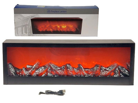 Lampka kominek LED na USB