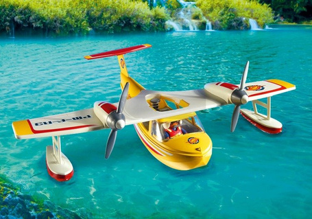 PLAYMOBIL 5560 Samolot gaszący pożar