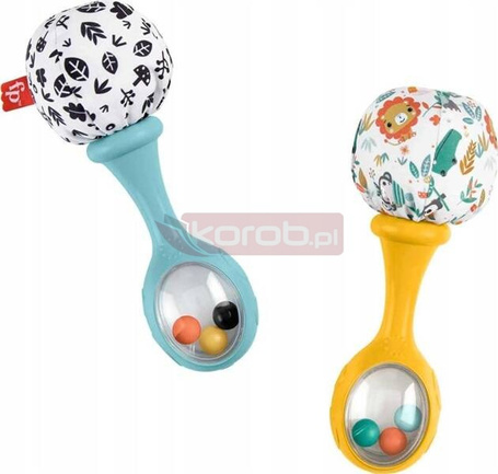 FISHER PRICE GRZECHOTKI KOLOROWE MARAKASY dla maluszka HMF34