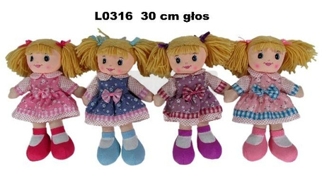 Lalka z głosem 30cm MIX