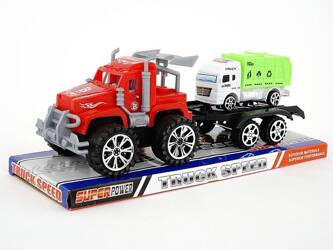 Auto z lawetą i autem