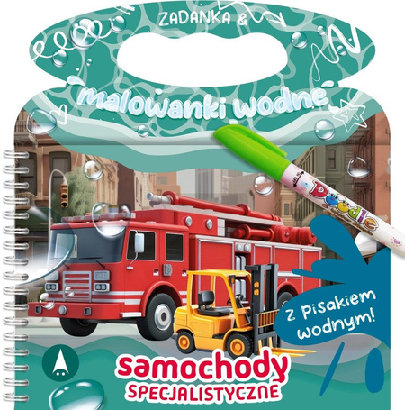 Zadanka & malowanki wodne. Samochody specjalistycz