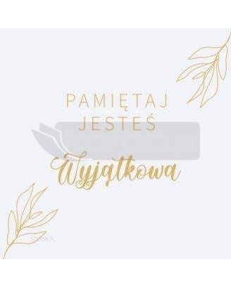 Podstawka korkowa - Pamiętaj jesteś wyjątkowa