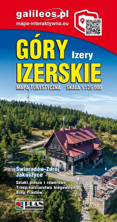 Mapa - Góry Izerskie 1:25 000