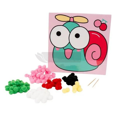 Mozaika pomponowa Ślimak