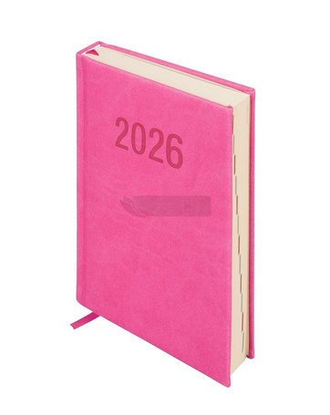 Kalendarz 2026 A5 Colorfix DNS różowy