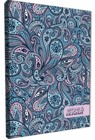 Kalendarz 2026 A5 dzienny sb/nd osobno Paisley