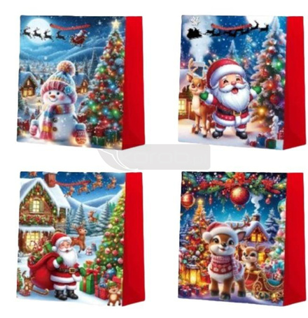 Torebka prezentowa S Boże Narodzenie mix