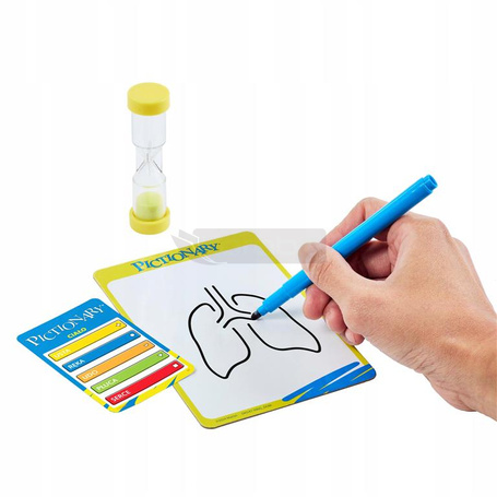 GRA PICTIONARY szybkie rysowanie, zabawne zgadywanie, gra dla całej rodziny JGF69