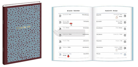 Kalendarz szkolny zeszytowy 25/26 B6/48K Spots