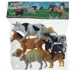 Zestaw 7 figurek Zwierzęta na wsi