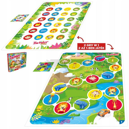GRA ZRĘCZNOŚCIOWA TWISTER JUNIOR gra zręcznościowa dla dzieci +3 lata PL F7478