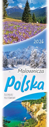 Kalendarz 2026 pocztówkowy 12,5x33cm Malownicza...