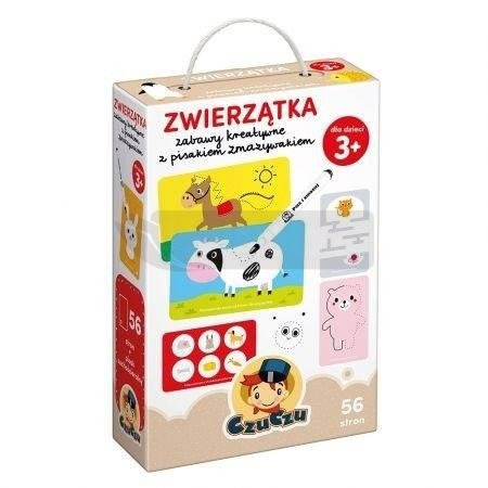 CzuCzu Zwierzątka. Zabawy kreatywne z pisakiem 3+